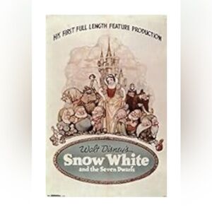 NEW Snow White and the Seven Dwarfs Poster 24 x 36 inches